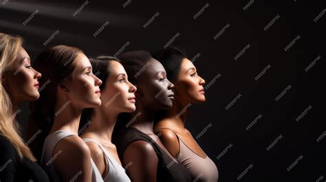 Premium Photo Group Of Women Standing Together