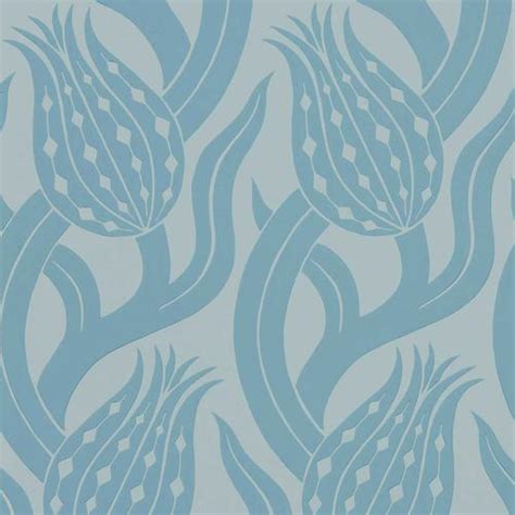 zoffany persian tulip persian tulip blue stone wallpaper decoratorsbest