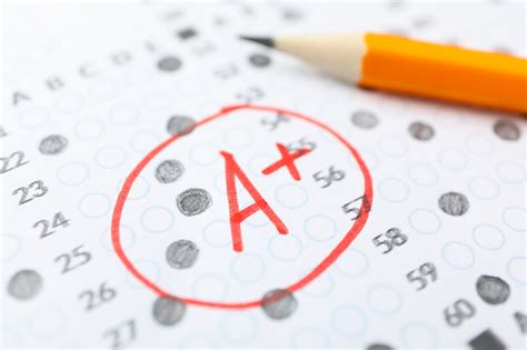 test score sheet  answers grade   pencil close