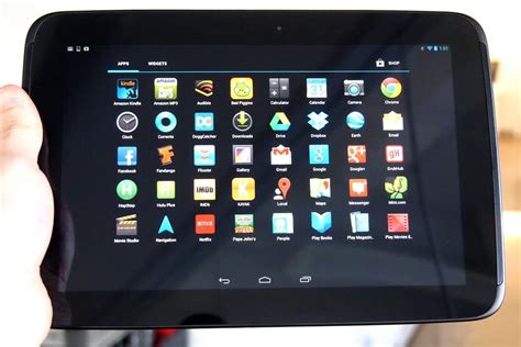 find  downloaded applications  nexus  tablet updato