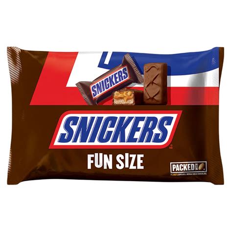 snickers chocolate candy bars fun size  oz walmartcom