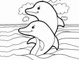 Dolphin Coloring Drawing Dolphins Pages Colour Gambar Hitam Putih Kartun Mewarnai Cliparts Wallpaper Library Clip Imagixs Clipart Favorites Add sketch template