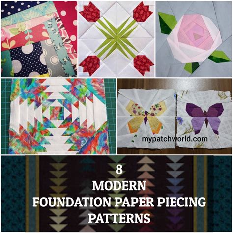 modern foundation paper piecing patterns   patchwork