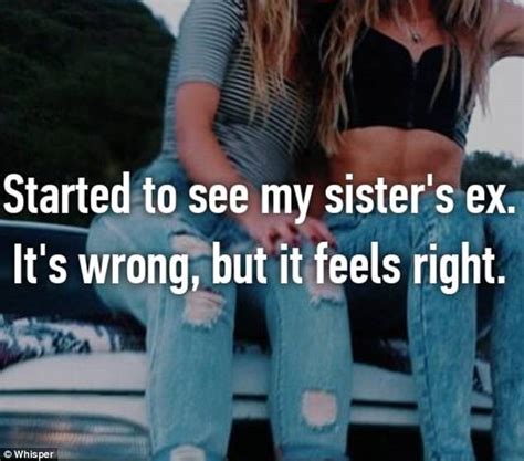 Whisper Users Post Confessions About Dating Sibling’s Ex Daily Mail