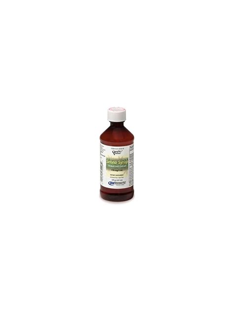 Laxative Senna® Natural Flavor Syrup 8 Oz 176 Mg 5 Ml Strength Senna