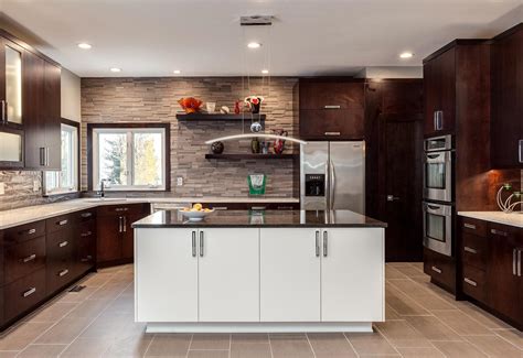 sleek contemporary kitchen renovation jm kitchen  bath design