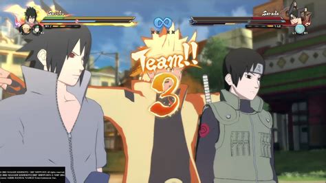 Naruto Storm 4 Rinnegan Sasuke Rikudo Naruto And Sai Vs