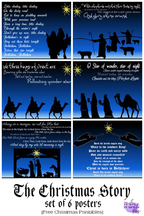 christmas story set   posters  printables