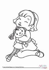 Sister Colouring Pages Coloring Family Little Her Template Medium Activityvillage sketch template