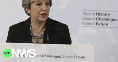 britse premier  pleit voor overgangsperiode van twee jaar na de brexit vrt nws nieuws