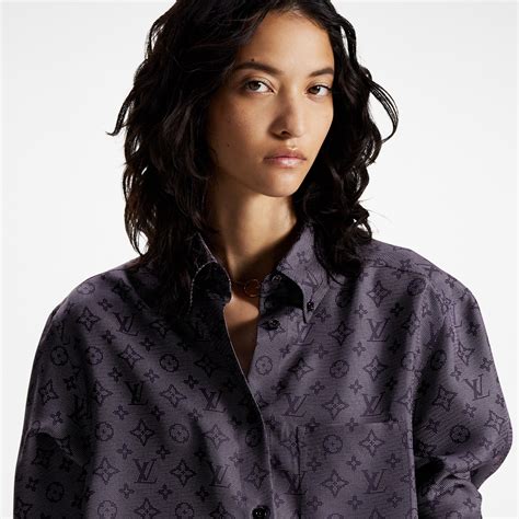 Inverted Mahina Monogram Shirt Women Ready To Wear Louis Vuitton
