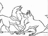 Coloring Balto Wolf Oh Wecoloringpage Pages Cartoon sketch template