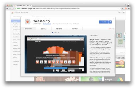 updated chrome extension websecurify blog