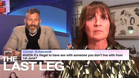 Lorraine Kelly On Lockdown Sex The Last Leg Youtube