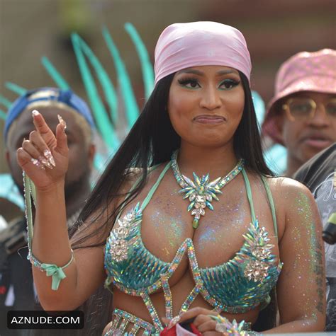 Nicki Minaj Shows Off To The Crowd On Top Of A Music Truck