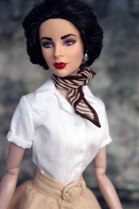 Elizabeth Taylor Barbie Dressed In Audrey Hepburn S Roman Holiday Style