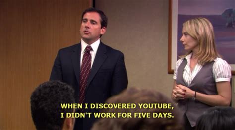 Michael Scott On Youtube The Office Know Your Meme