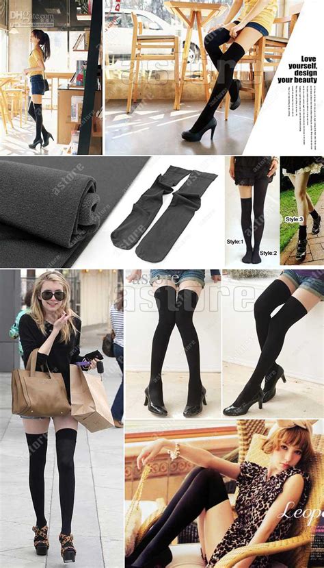 sexy women girl s knit over the knee thigh high socks stockings fx133 from astore 2 2 dhgate