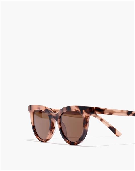 madewell adrian sunglasses in pink lyst