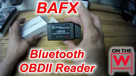 bafx obdii bluetooth reader unboxing  youtube