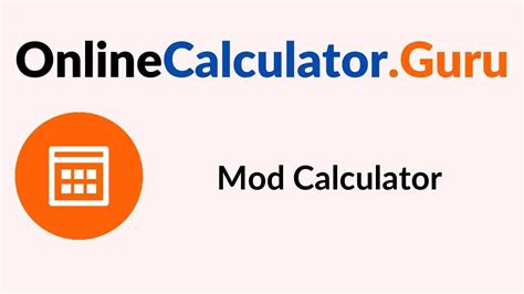 mod calculator  calculator  find modulo   numbers