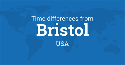 time difference  bristol tennessee usa   world