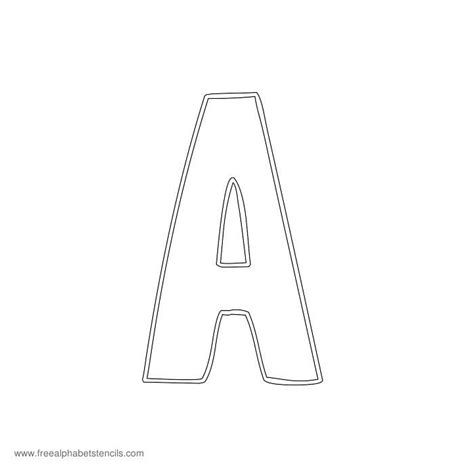 extra large alphabet stencils   printable upper case alphabet