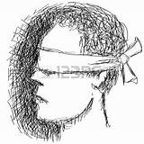 Blind Eye Clipart Eyes Illustration Person Blindfolded Clipground Cliparts sketch template