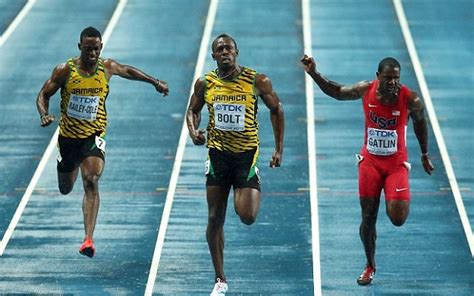 moscow 2013 press on the 100 meter final “the usain bolt lightning has