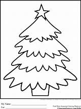 Coloring Tree Christmas Pages Sheets Trees Simple Drawing Color Printable Kids Year Pine Colouring Olds Template Xmas Easy Para Outline sketch template