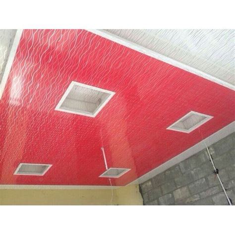 Decorative Pvc Ceiling Panel Services At Rs 100 Square Feet Polyvinyl