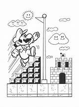 Coloring Pages Mario Super Bros Nintendo Colouring Brothers Printable Smash Book Npc Captainn Color Sheets Adult Library Clipart Books Comments sketch template