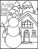Coloring Pages January Winter Kids sketch template