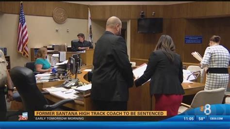 former santana coach sentenced to one year in custody must register as