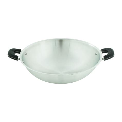 aluminium wok  plastic double handle cm