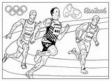 Coloring Olympic Games Olympics Adult Rio Athletics Sport Pages sketch template