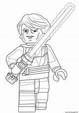 Wars Star Coloring Anakin Lego Skywalker Pages Printable Color Prints Book sketch template