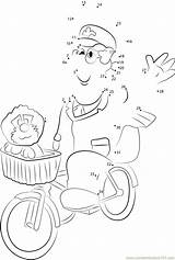 Pat Postman Dots Connect Going Worksheet Dot Kids Cartoons Email Printable sketch template