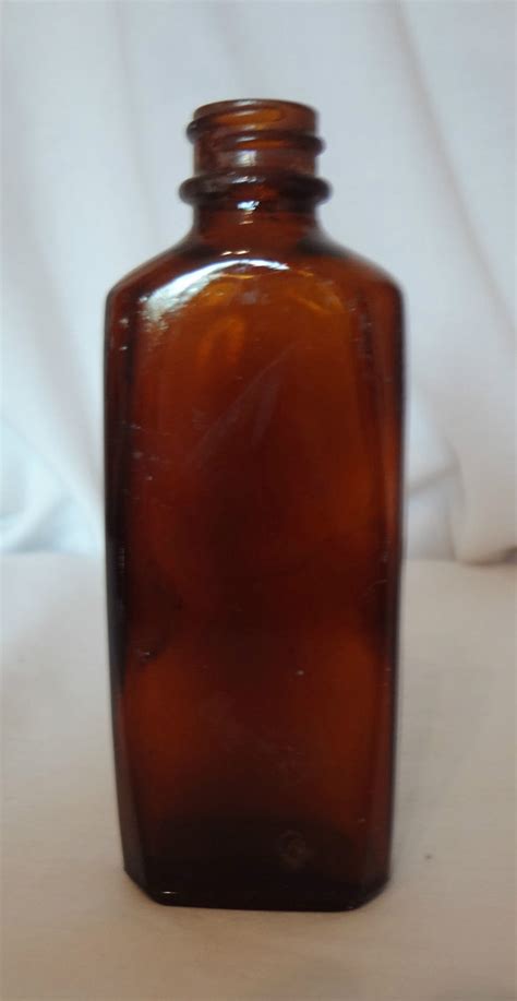 Clairol Vintage Brown Glass Bottle Empty No Cap Other