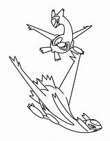 Pokemon Latios Coloring Pages Advanced Latias Printable Penguin Sheets Print Color Club Getdrawings Getcolorings Choose Board Suddenly sketch template