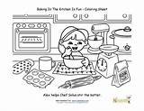 Coloring Kids Pages Baking Colouring Cooking Sheets Sheet Chef Nourishinteractive Kitchen Kid Para Colorear Fun Solus Worksheets Nutrition Join Explores sketch template