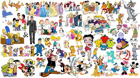 50 of the most iconic cartoon characters of all time simpsons cartoon