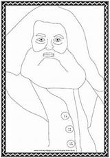 Potter Harry Coloring Pages Hagrid sketch template