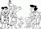 Flintstones Feuerstein Flinstones Flintstone Disegno Flinstonowie Hanna Barbera Kolorowanki Kolorowanka Picapiedra Ausmalbild Fred Wilma Rodzina Wydruku Colorear Disegnidacolorareonline Colouring Successivo sketch template