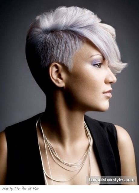 short shaved hairstyles for women