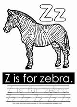 Zebra Alphabet Coloring Zebras Horses Stripes sketch template