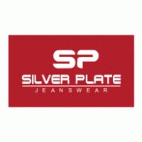 silver plate jeanswear brands   world  vector logos  logotypes