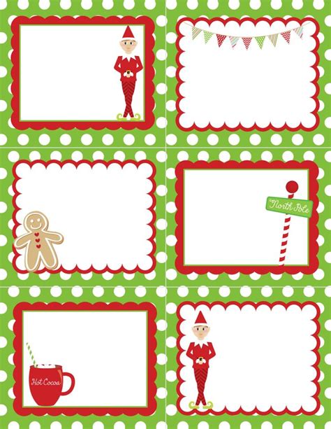 christmas note cards christmas card templates  note card template