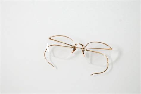 Antique Eyeglasses Gold Frame Glasses Antique By Littlecows 165 00