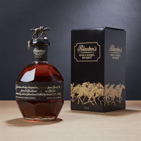 single barrel black label edition bourbon  ml blantons rare bourbons touch  modern